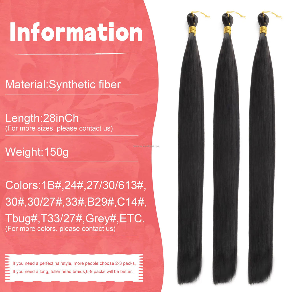 28 Inches Bone Straight Extension